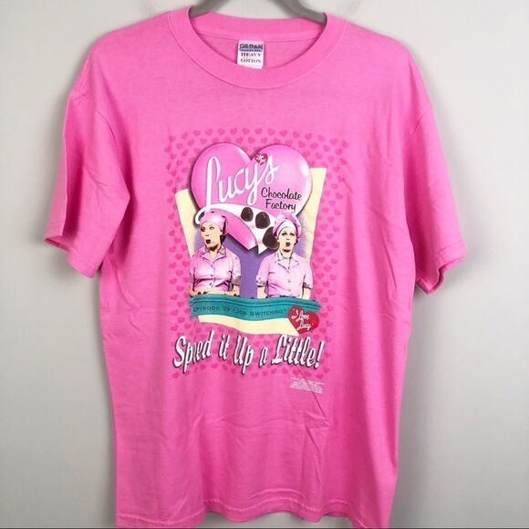 I LOVE LUCY Episode 39 Chocolate Factory Tee M - Picture 1 of 11